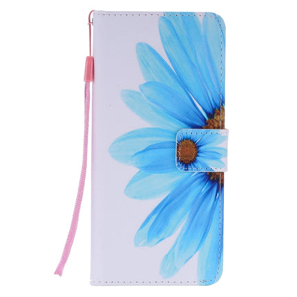 For Galaxy S20+ Painting Horizontal Flip Leather Case with Holder & Card Slot & Lanyard(Sunflower)-garmade.com