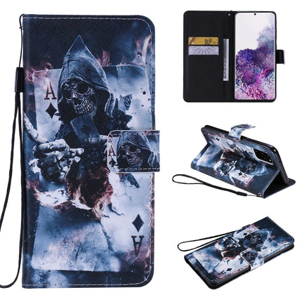 For Galaxy S20+ Painting Horizontal Flip Leather Case with Holder & Card Slot & Lanyard(Magician)-garmade.com