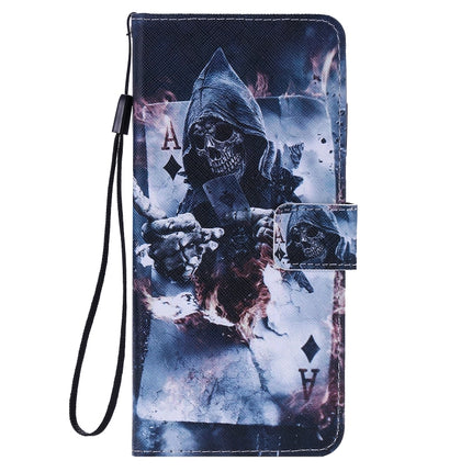 For Galaxy S20 Ultra Painting Horizontal Flip Leather Case with Holder & Card Slot & Lanyard(Magician)-garmade.com