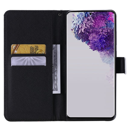 For Galaxy S20 Ultra Painting Horizontal Flip Leather Case with Holder & Card Slot & Lanyard(Magician)-garmade.com