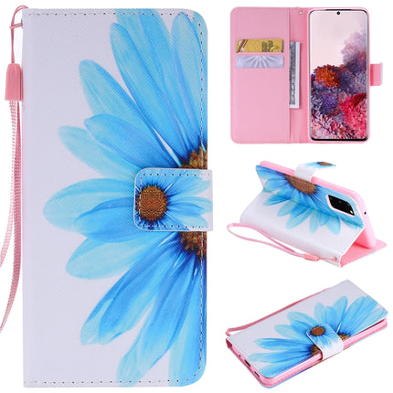 For Galaxy S20 Painting Horizontal Flip Leather Case with Holder & Card Slot & Lanyard(Sunflower)-garmade.com