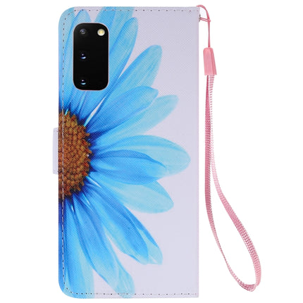 For Galaxy S20 Painting Horizontal Flip Leather Case with Holder & Card Slot & Lanyard(Sunflower)-garmade.com