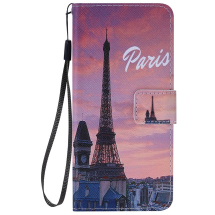 For Galaxy S20 Painting Horizontal Flip Leather Case with Holder & Card Slot & Lanyard(Eiffel Tower)-garmade.com