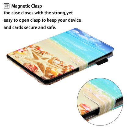 For iPad 9.7 inch (2017) Cross Texture Painted Horizontal Leather Case with Sleep / Wake-up Function & Card Slot & Holder & Wallet(Pentagram)-garmade.com