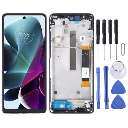 OEM LCD Screen For Motorola Moto G200 / Edge S30 Digitizer Full Assembly With Frame-garmade.com