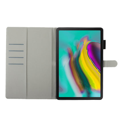 For Galaxy Tab S5e T720 Cross Texture Painted Horizontal Leather Case with Sleep / Wake-up Function & Card Slot & Holder & Wallet(Fox)-garmade.com