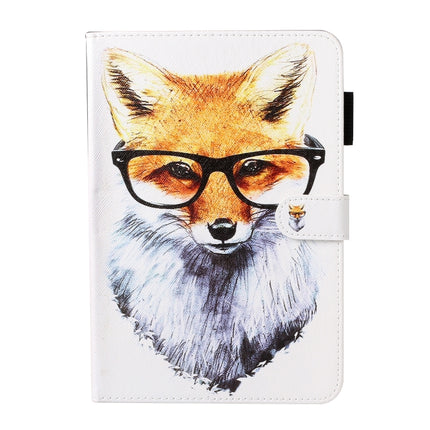 For iPad Air Cross Texture Painted Horizontal Leather Case with Sleep / Wake-up Function & Card Slot & Holder & Wallet(Fox)-garmade.com