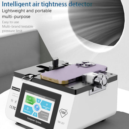 TBK-207 Portable Intelligent Air Tightness Detector Built-in Vacuum Pump(EU Plug)-garmade.com