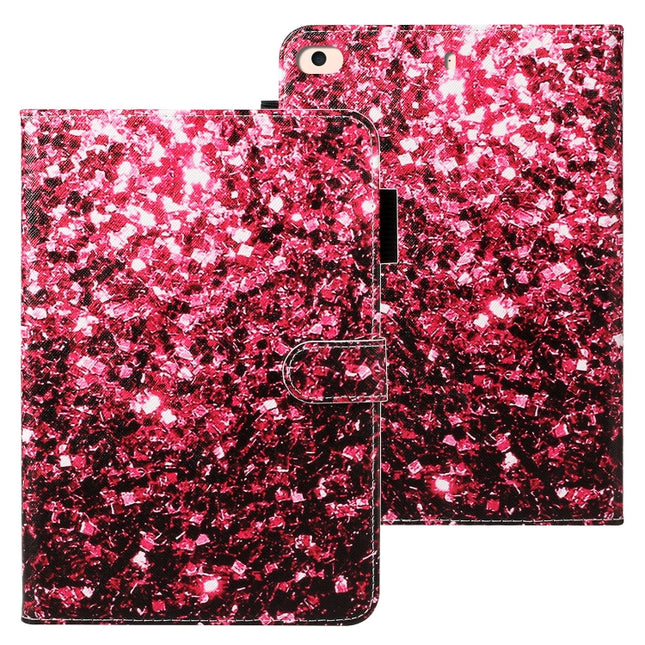 For iPad Mini / 5 / 4 / 3 / 2 /1 Cross Texture Painted Horizontal Leather Case with Sleep / Wake-up Function & Card Slot & Holder & Wallet(Debris)-garmade.com