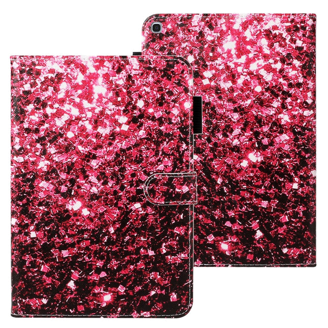 For Galaxy Tab A 8.0 (2019) T290 Cross Texture Painted Horizontal Leather Case with Sleep / Wake-up Function & Card Slot & Holder & Wallet(Debris)-garmade.com