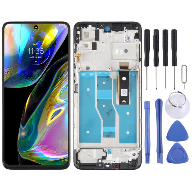 Original LCD Screen For Motorola Moto G82 Digitizer Full Assembly With Frame-garmade.com