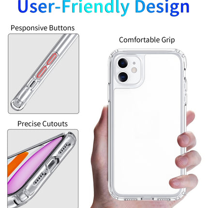 For iPhone 11 Pro Shockproof Thickening Acrylic Protective Case(Transparent)-garmade.com