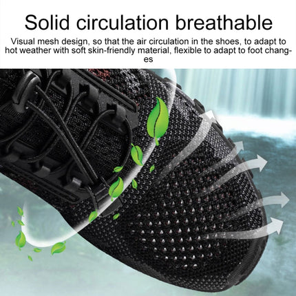 9322 Men Thick Soled Outdoor River Tracing Hiking Shoes, Size:45(Black)-garmade.com