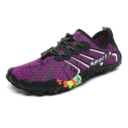 999 Women Soft Sole Outdoor Beach River Hiking Shoes, Size:39(Purple)-garmade.com