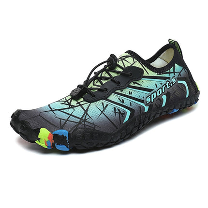 999 Lovers Style Soft Sole Outdoor Beach River Hiking Shoes, Size:35(Gradient Blue)-garmade.com