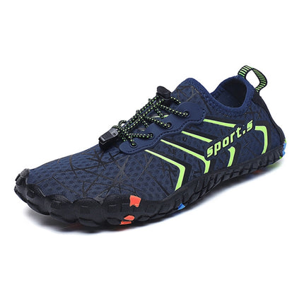 999 Lovers Style Soft Sole Outdoor Beach River Hiking Shoes, Size:35(Dark Blue)-garmade.com