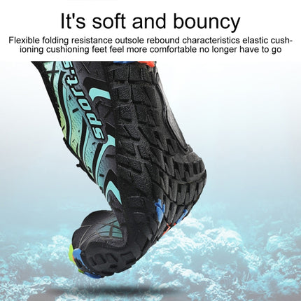 999 Lovers Style Soft Sole Outdoor Beach River Hiking Shoes, Size:45(Gradient Blue)-garmade.com