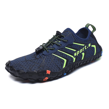 999 Lovers Style Soft Sole Outdoor Beach River Hiking Shoes, Size:38(Dark Blue)-garmade.com