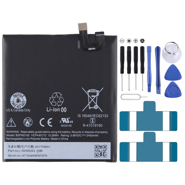 For Google Pixel XL 3450mAh Battery Replacement B2PW2100-garmade.com
