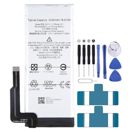 For Google Pixel 5A 4620mAh Battery Replacement G27FU-garmade.com