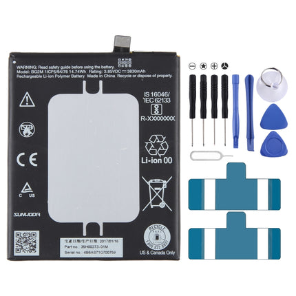 For Google Pixel 2 XL LG Edition 3830mAh Battery Replacement BG2M-garmade.com