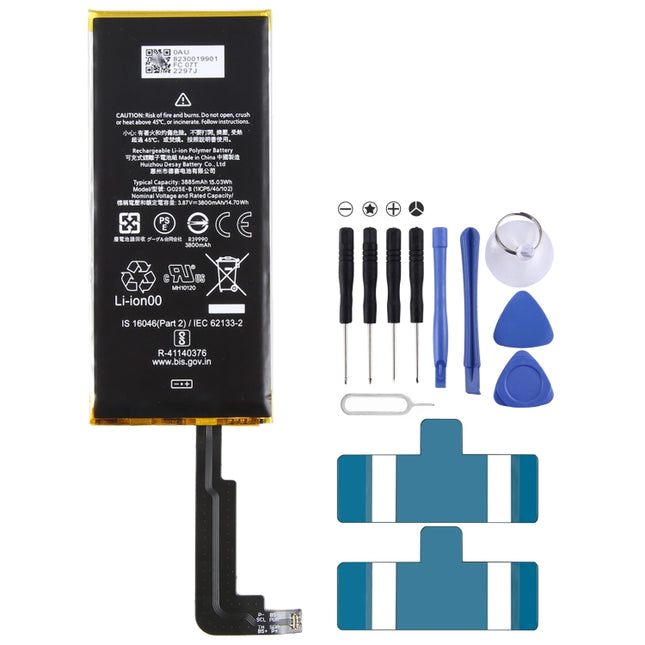 For Google Pixel 4a 5G 3885mAh Battery Replacement G025E-B-garmade.com