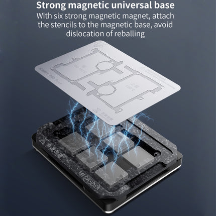For Asus ROG Phone 6 Pro / 6 Qianli Mega-idea Multi-functional Middle Frame Positioning BGA Reballing Platform-garmade.com