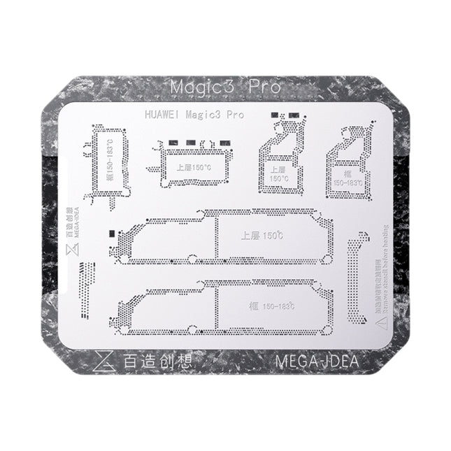 For Honor Magic3 Pro Qianli Mega-idea Multi-functional Middle Frame Positioning BGA Reballing Platform-garmade.com