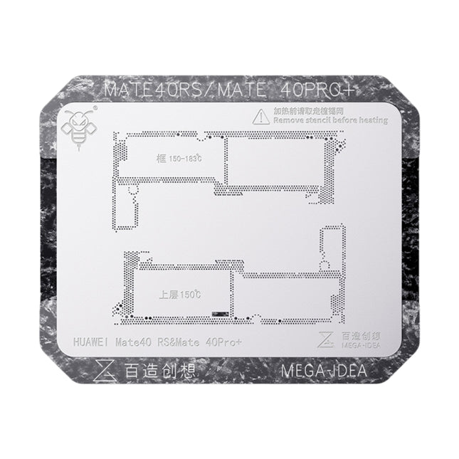 For Huawei Mate 40 Pro+ Qianli Mega-idea Multi-functional Middle Frame Positioning BGA Reballing Platform-garmade.com