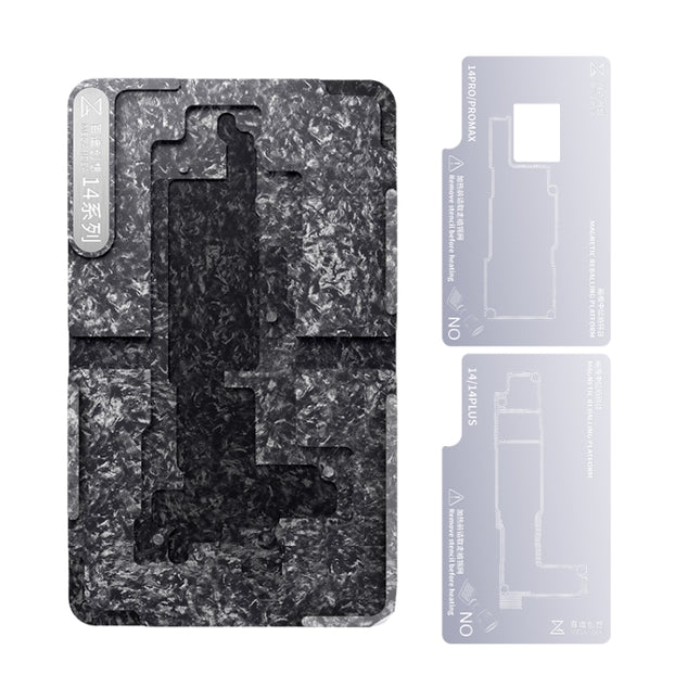 For iPhone 14 Series Qianli Mega-idea Multi-functional Middle Frame Positioning BGA Reballing Platform-garmade.com