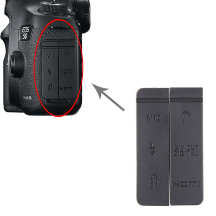 For Canon EOS 5D Mark III OEM USB Cover Cap-garmade.com