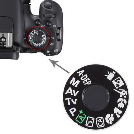 For Canon EOS 600D OEM Mode Dial Iron Pad-garmade.com