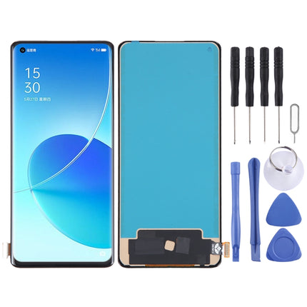 TFT LCD Screen For OPPO Reno6 Pro+ 5G with Digitizer Full Assembly, Not Supporting Fingerprint Identification-garmade.com