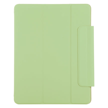 For iPad Pro 11 2022 / 2021 / iPad Pro 11 inch 2020 / Pro 11 2018 / Air 2020 10.9 Horizontal Flip Ultra-thin Double-sided Clip Active Buckle Magnetic PU Leather Tablet Case With Three-folding Holder & Sleep / Wake-up Function(Light Green)-garmade.com