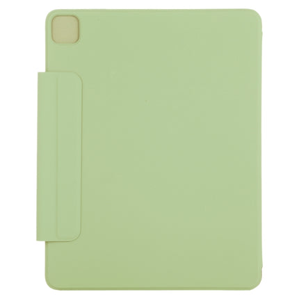 For iPad Pro 11 2022 / 2021 / iPad Pro 11 inch 2020 / Pro 11 2018 / Air 2020 10.9 Horizontal Flip Ultra-thin Double-sided Clip Active Buckle Magnetic PU Leather Tablet Case With Three-folding Holder & Sleep / Wake-up Function(Light Green)-garmade.com