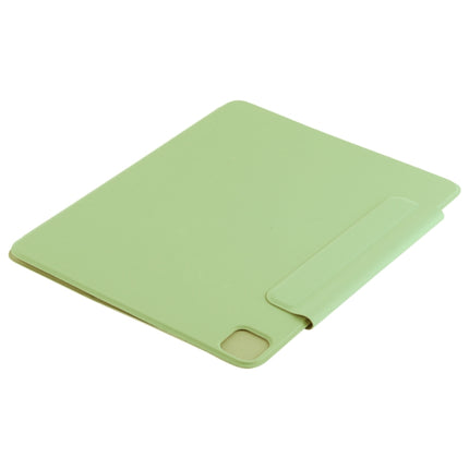 For iPad Pro 11 2022 / 2021 / iPad Pro 11 inch 2020 / Pro 11 2018 / Air 2020 10.9 Horizontal Flip Ultra-thin Double-sided Clip Active Buckle Magnetic PU Leather Tablet Case With Three-folding Holder & Sleep / Wake-up Function(Light Green)-garmade.com