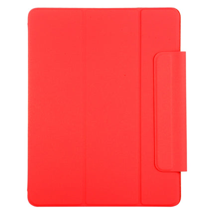 For iPad Pro 11 2022 / 2021 / iPad Pro 11 inch 2020 / Pro 11 2018 / Air 2020 10.9 Horizontal Flip Ultra-thin Double-sided Clip Active Buckle Magnetic PU Leather Tablet Case With Three-folding Holder & Sleep / Wake-up Function(Red)-garmade.com