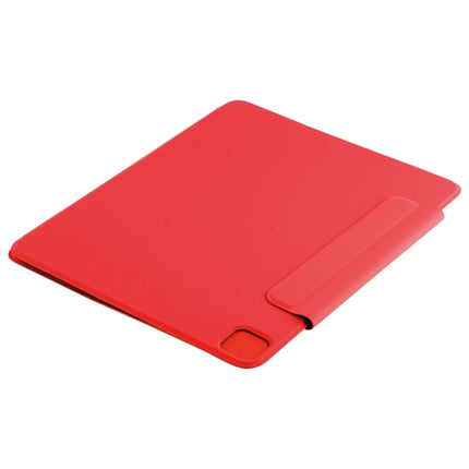 For iPad Pro 11 2022 / 2021 / iPad Pro 11 inch 2020 / Pro 11 2018 / Air 2020 10.9 Horizontal Flip Ultra-thin Double-sided Clip Active Buckle Magnetic PU Leather Tablet Case With Three-folding Holder & Sleep / Wake-up Function(Red)-garmade.com