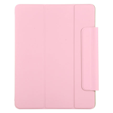 For iPad Pro 11 2022 / 2021 / iPad Pro 11 inch 2020 / Pro 11 2018 / Air 2020 10.9 Horizontal Flip Ultra-thin Double-sided Clip Active Buckle Magnetic PU Leather Tablet Case With Three-folding Holder & Sleep / Wake-up Function(Rose Gold)-garmade.com