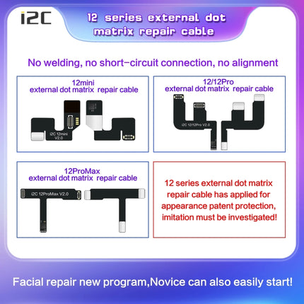 For iPhone 11 i2C MC12 SK-BOX Dot-matrix Flex Cable V2.0-garmade.com