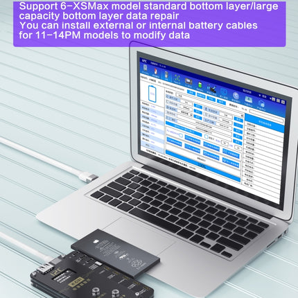 i2C KC01 Multi-function Comprehensive Battery Repair Instrument for iPhone 6-14 Pro Max, Version:Standard Version-garmade.com