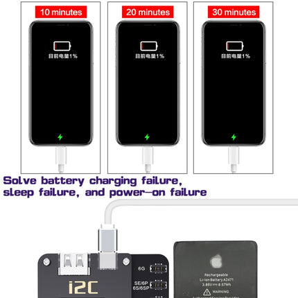 i2C KC01 Multi-function Comprehensive Battery Repair Instrument for iPhone 6-14 Pro Max, Version:Standard Version-garmade.com