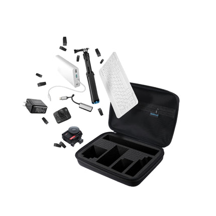 For GoPro HERO8 / 7 / 6 RUIGPRO Shockproof Waterproof Portable Case Box Size : 33.5cm x 24.7cm x 6.3cm(Black)-garmade.com