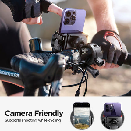 JOYROOM JR-ZS266 Bicycle Handle Phone Mount Compatible with 4.7-6.8 inch(Black)-garmade.com