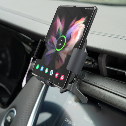 For Samsung Galaxy Z Fold4 / 3 S7 Dual Coil Car Phone Holder Wireless Charger-garmade.com