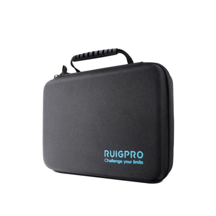 For GoPro HERO8 / 7 / 6 RUIGPRO Shockproof Waterproof Portable Case Box Size : 17.3cm x 12.3cm x 6.5cm(Black)-garmade.com