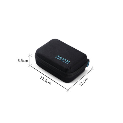 For GoPro HERO8 / 7 / 6 RUIGPRO Shockproof Waterproof Portable Case Box Size : 17.3cm x 12.3cm x 6.5cm(Black)-garmade.com
