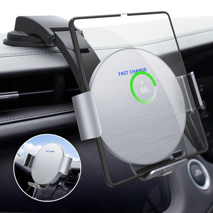 For Samsung Galaxy Z Fold4 / 3 S9 Dual Coil Car Phone Holder Wireless Charger-garmade.com