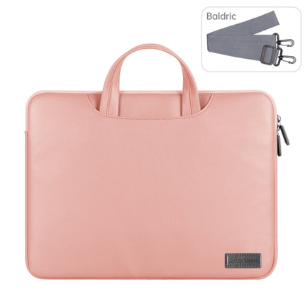 Waterproof PU Laptop Bag Inner Bag, Size:15 inch(Rose Gold)-garmade.com