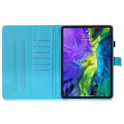 For iPad Pro 11 (2020) 3D Colored Drawing Horizontal Flip Leather Tablet Case, with Sleep / Wake-up Function & Holder & Card Slo & Wallet(35 Tower)-garmade.com